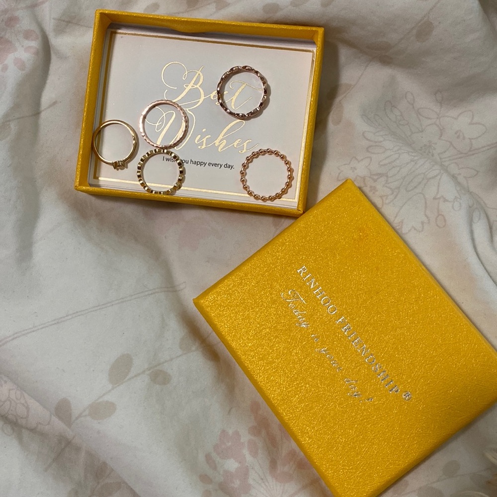 Rose gold & Gold Stackable & Assorted Rings